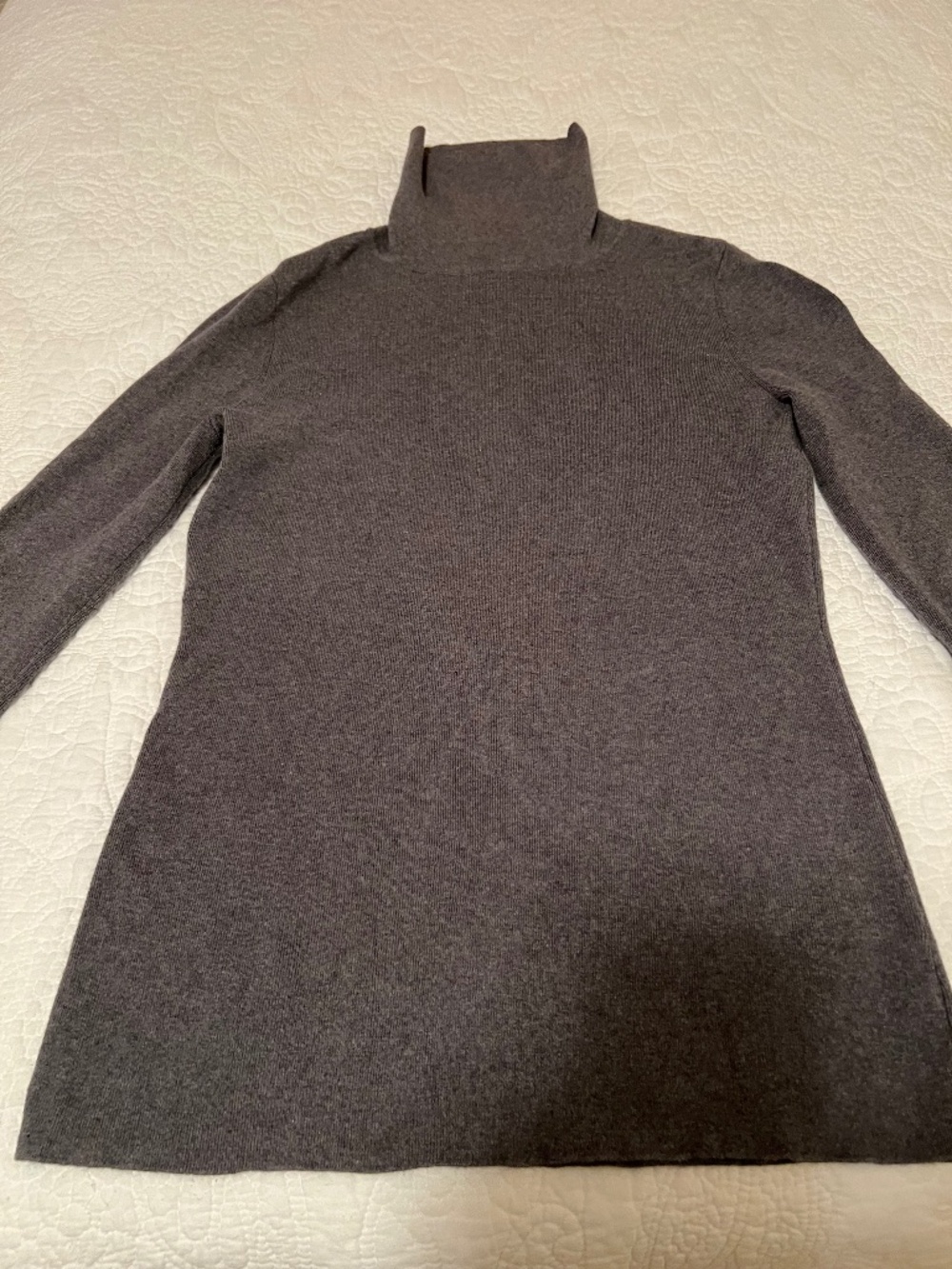 Stylish Soft Gray Turtle Neck
